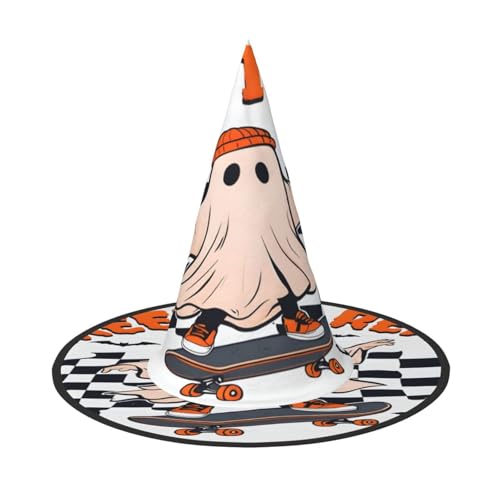 Halloween-Hexenhut, Weihnachtsmannmütze, Premium-Oxford-Gewebe, verstellbar, weich und bequem, für Partys, Karneval, Cosplay und Feiertagsveranstaltungen, 33 cm hoch, leicht, einfach zu tragen, 2 Halloween-Hexenhut, Weihnachtsmannmütze, Premium-Oxford-Gewebe, verstellbar, weich und bequem, für Partys, Karneval, Cosplay und Feiertagsveranstaltungen, 33 cm hoch, leicht, einfach zu tragen, 2 von WDXQHY