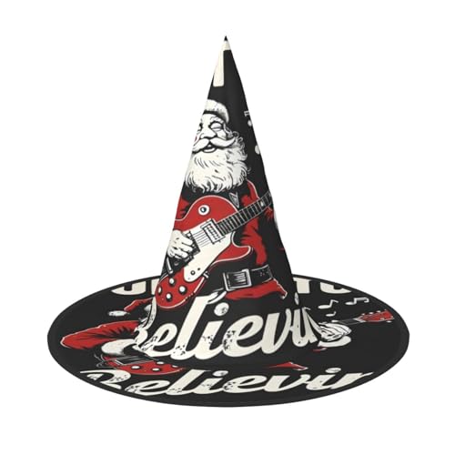 Halloween-Hexenhut, Weihnachtsmannmütze, Premium-Oxford-Gewebe, verstellbar, weich und bequem, für Partys, Karneval, Cosplay und Feiertagsveranstaltungen, 33 cm hoch, leicht, einfach zu tragen, 2 Halloween-Hexenhut, Weihnachtsmannmütze, Premium-Oxford-Gewebe, verstellbar, weich und bequem, für Partys, Karneval, Cosplay und Feiertagsveranstaltungen, 33 cm hoch, leicht, einfach zu tragen, 2 von WDXQHY