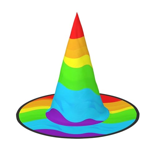 Halloween-Hexenhut, Weihnachtsmannmütze, Premium-Oxford-Gewebe, verstellbar, weich und bequem, für Partys, Karneval, Cosplay und Feiertagsveranstaltungen, 33 cm hoch, leicht, einfach zu tragen, 2 Halloween-Hexenhut, Weihnachtsmannmütze, Premium-Oxford-Gewebe, verstellbar, weich und bequem, für Partys, Karneval, Cosplay und Feiertagsveranstaltungen, 33 cm hoch, leicht, einfach zu tragen, 2 von WDXQHY