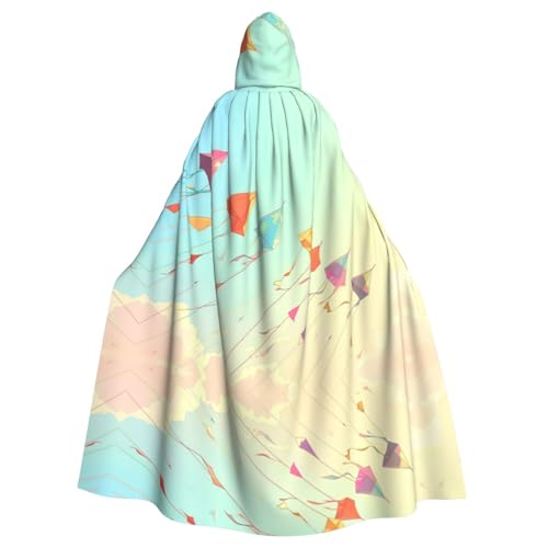 WDXQHY Bunter Halloween-Umhang mit Kapuze, Volldruck, Polyester, Kostüm-Umhang für Cosplay-Partys, Maskeraden, Comic-Cons, leicht, bequem, kein Juckreiz, Stoff mit Bindeverschluss WDXQHY Bunter Halloween-Umhang mit Kapuze, Volldruck, Polyester, Kostüm-Umhang für Cosplay-Partys, Maskeraden, Comic-Cons, leicht, bequem, kein Juckreiz, Stoff mit Bindeverschluss von WDXQHY