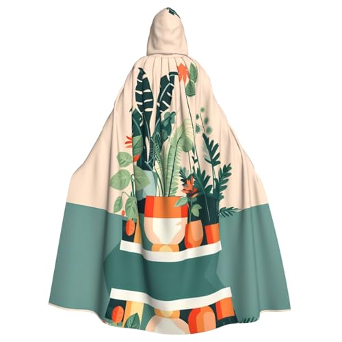WDXQHY Cartoon-Umhang mit kleiner grüner Pflanze, Halloween-Umhang, Volldruck, Polyester, Kostüm, Umhang für Cosplay-Partys, Maskeraden, Comic-Cons, leicht, bequem, kein Juckreiz, Stoff mit WDXQHY Cartoon-Umhang mit kleiner grüner Pflanze, Halloween-Umhang, Volldruck, Polyester, Kostüm, Umhang für Cosplay-Partys, Maskeraden, Comic-Cons, leicht, bequem, kein Juckreiz, Stoff mit von WDXQHY