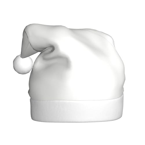 WDXQHY Einfarbige, weiße Weihnachtsmütze für Erwachsene, Plüsch, festliche Feiertagsdekoration und Partyzubehör, Weihnachtsmütze für Erwachsene, Feiertagsparty-Dekorationen WDXQHY Einfarbige, weiße Weihnachtsmütze für Erwachsene, Plüsch, festliche Feiertagsdekoration und Partyzubehör, Weihnachtsmütze für Erwachsene, Feiertagsparty-Dekorationen von WDXQHY