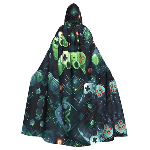 WDXQHY Gamepad Circuit Version Halloween Kapuzenumhang Volldruck Polyester Kostüm Umhang für Cosplay Partys Maskeraden Comic Cons Leichter bequemer Stoff ohne Juckreiz mit Bindeverschluss WDXQHY Gamepad Circuit Version Halloween Kapuzenumhang Volldruck Polyester Kostüm Umhang für Cosplay Partys Maskeraden Comic Cons Leichter bequemer Stoff ohne Juckreiz mit Bindeverschluss von WDXQHY