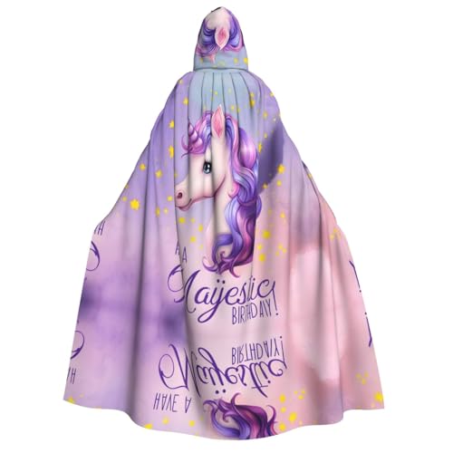 WDXQHY Halloween-Umhang für Erwachsene, mit Kapuze, Ganzkörper-Kostüm, Umhang für Cosplay-Partys und Themenveranstaltungen, 100 % Polyester, bequem, maschinenwaschbar, perfekt für Halloween-Bälle und von WDXQHY