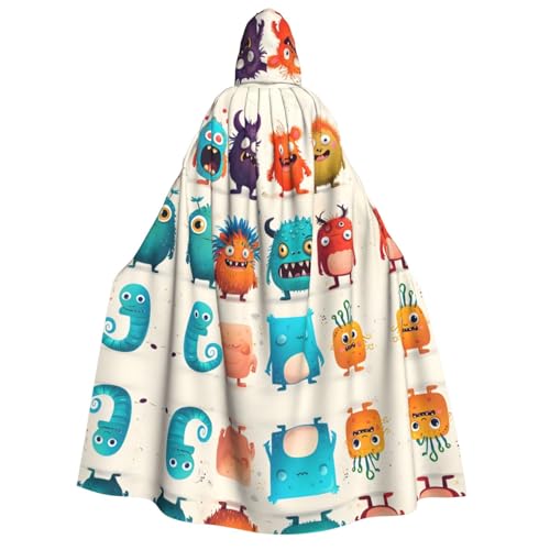 WDXQHY Halloween-Umhang für Erwachsene, mit Kapuze, Ganzkörper-Kostüm, Umhang für Cosplay-Partys und Themenveranstaltungen, 100 % Polyester, bequem, maschinenwaschbar, perfekt für Halloween-Bälle und WDXQHY Halloween-Umhang für Erwachsene, mit Kapuze, Ganzkörper-Kostüm, Umhang für Cosplay-Partys und Themenveranstaltungen, 100 % Polyester, bequem, maschinenwaschbar, perfekt für Halloween-Bälle und von WDXQHY