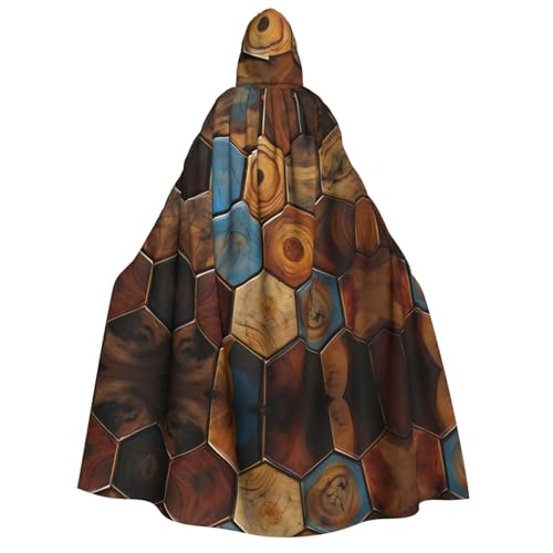 WDXQHY Halloween-Umhang für Erwachsene, mit Kapuze, Ganzkörper-Kostüm, Umhang für Cosplay-Partys und Themenveranstaltungen, 100 % Polyester, bequem, maschinenwaschbar, perfekt für Halloween-Bälle und WDXQHY Halloween-Umhang für Erwachsene, mit Kapuze, Ganzkörper-Kostüm, Umhang für Cosplay-Partys und Themenveranstaltungen, 100 % Polyester, bequem, maschinenwaschbar, perfekt für Halloween-Bälle und von WDXQHY