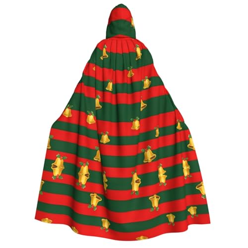 WDXQHY Halloween-Umhang für Erwachsene, mit Kapuze, Ganzkörper-Kostüm, Umhang für Cosplay-Partys und Themenveranstaltungen, 100 % Polyester, bequem, maschinenwaschbar, perfekt für Halloween-Bälle und von WDXQHY