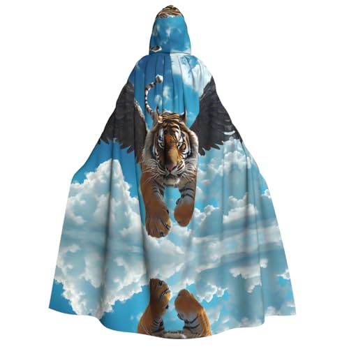 WDXQHY Halloween-Umhang für Erwachsene, mit Kapuze, Ganzkörper-Kostüm, Umhang für Cosplay-Partys und Themenveranstaltungen, 100 % Polyester, bequem, maschinenwaschbar, perfekt für Halloween-Bälle und WDXQHY Halloween-Umhang für Erwachsene, mit Kapuze, Ganzkörper-Kostüm, Umhang für Cosplay-Partys und Themenveranstaltungen, 100 % Polyester, bequem, maschinenwaschbar, perfekt für Halloween-Bälle und von WDXQHY
