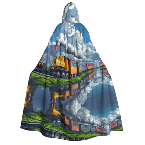 WDXQHY Halloween-Umhang für Erwachsene, mit Kapuze, Ganzkörper-Kostüm, Umhang für Cosplay-Partys und Themenveranstaltungen, 100 % Polyester, bequem, maschinenwaschbar, perfekt für Halloween-Bälle und WDXQHY Halloween-Umhang für Erwachsene, mit Kapuze, Ganzkörper-Kostüm, Umhang für Cosplay-Partys und Themenveranstaltungen, 100 % Polyester, bequem, maschinenwaschbar, perfekt für Halloween-Bälle und von WDXQHY