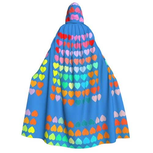 WDXQHY Halloween-Umhang für Erwachsene, mit Kapuze, Ganzkörper-Kostüm, Umhang für Cosplay-Partys und Themenveranstaltungen, 100 % Polyester, bequem, maschinenwaschbar, perfekt für Halloween-Bälle und WDXQHY Halloween-Umhang für Erwachsene, mit Kapuze, Ganzkörper-Kostüm, Umhang für Cosplay-Partys und Themenveranstaltungen, 100 % Polyester, bequem, maschinenwaschbar, perfekt für Halloween-Bälle und von WDXQHY
