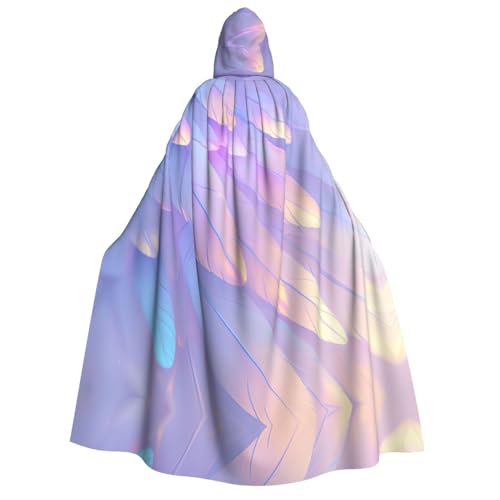 WDXQHY Halloween-Umhang für Erwachsene, mit Kapuze, Ganzkörper-Kostüm, Umhang für Cosplay-Partys und Themenveranstaltungen, 100 % Polyester, bequem, maschinenwaschbar, perfekt für Halloween-Bälle und von WDXQHY