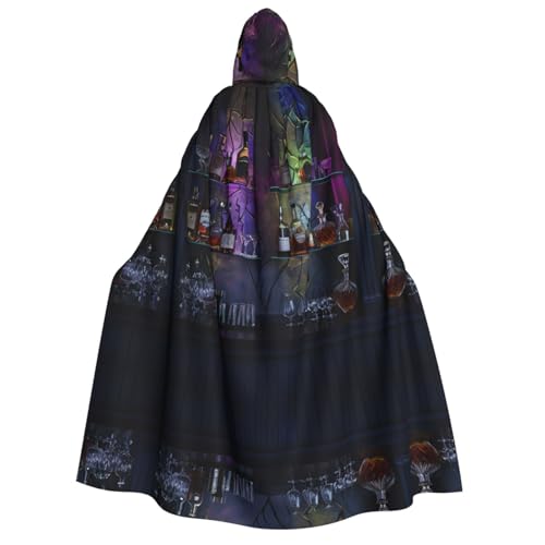 WDXQHY Halloween-Umhang für Erwachsene, mit Kapuze, Ganzkörper-Kostüm, Umhang für Cosplay-Partys und Themenveranstaltungen, 100 % Polyester, bequem, maschinenwaschbar, perfekt für Halloween-Bälle und WDXQHY Halloween-Umhang für Erwachsene, mit Kapuze, Ganzkörper-Kostüm, Umhang für Cosplay-Partys und Themenveranstaltungen, 100 % Polyester, bequem, maschinenwaschbar, perfekt für Halloween-Bälle und von WDXQHY