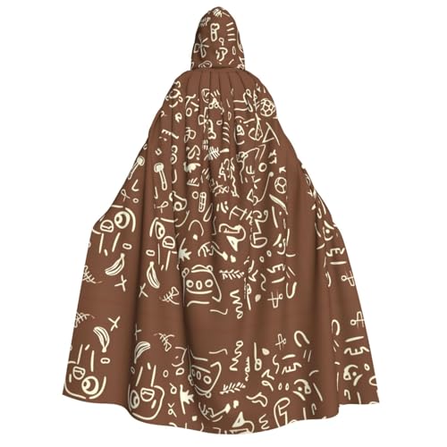 WDXQHY Halloween-Umhang für Erwachsene, mit Kapuze, Ganzkörper-Kostüm, Umhang für Cosplay-Partys und Themenveranstaltungen, 100 % Polyester, bequem, maschinenwaschbar, perfekt für Halloween-Bälle und WDXQHY Halloween-Umhang für Erwachsene, mit Kapuze, Ganzkörper-Kostüm, Umhang für Cosplay-Partys und Themenveranstaltungen, 100 % Polyester, bequem, maschinenwaschbar, perfekt für Halloween-Bälle und von WDXQHY