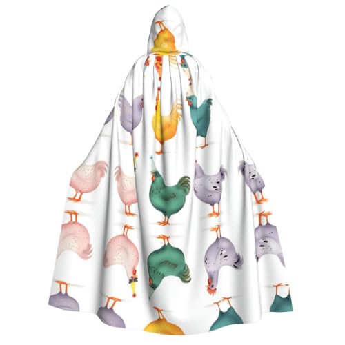 WDXQHY Halloween-Umhang für Erwachsene, mit Kapuze, Ganzkörper-Kostüm, Umhang für Cosplay-Partys und Themenveranstaltungen, 100 % Polyester, bequem, maschinenwaschbar, perfekt für Halloween-Bälle und WDXQHY Halloween-Umhang für Erwachsene, mit Kapuze, Ganzkörper-Kostüm, Umhang für Cosplay-Partys und Themenveranstaltungen, 100 % Polyester, bequem, maschinenwaschbar, perfekt für Halloween-Bälle und von WDXQHY