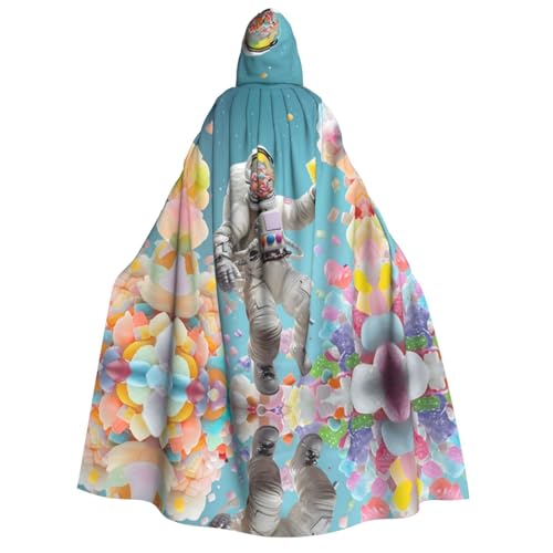 WDXQHY Halloween-Umhang für Erwachsene, mit Kapuze, Ganzkörper-Kostüm, Umhang für Cosplay-Partys und Themenveranstaltungen, 100 % Polyester, bequem, maschinenwaschbar, perfekt für Halloween-Bälle und WDXQHY Halloween-Umhang für Erwachsene, mit Kapuze, Ganzkörper-Kostüm, Umhang für Cosplay-Partys und Themenveranstaltungen, 100 % Polyester, bequem, maschinenwaschbar, perfekt für Halloween-Bälle und von WDXQHY