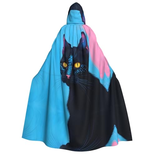 WDXQHY Halloween-Umhang für Erwachsene, mit Kapuze, Ganzkörper-Kostüm, Umhang für Cosplay-Partys und Themenveranstaltungen, 100 % Polyester, bequem, maschinenwaschbar, perfekt für Halloween-Bälle und WDXQHY Halloween-Umhang für Erwachsene, mit Kapuze, Ganzkörper-Kostüm, Umhang für Cosplay-Partys und Themenveranstaltungen, 100 % Polyester, bequem, maschinenwaschbar, perfekt für Halloween-Bälle und von WDXQHY