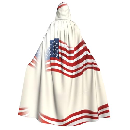 WDXQHY Halloween-Umhang für Erwachsene, mit Kapuze, Ganzkörper-Kostüm, Umhang für Cosplay-Partys und Themenveranstaltungen, 100 % Polyester, bequem, maschinenwaschbar, perfekt für Halloween-Bälle und von WDXQHY