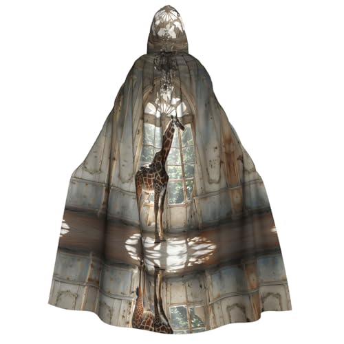 WDXQHY Halloween-Umhang für Erwachsene, mit Kapuze, Ganzkörper-Kostüm, Umhang für Cosplay-Partys und Themenveranstaltungen, 100 % Polyester, bequem, maschinenwaschbar, perfekt für Halloween-Bälle und WDXQHY Halloween-Umhang für Erwachsene, mit Kapuze, Ganzkörper-Kostüm, Umhang für Cosplay-Partys und Themenveranstaltungen, 100 % Polyester, bequem, maschinenwaschbar, perfekt für Halloween-Bälle und von WDXQHY