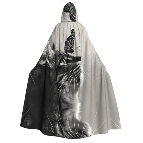 WDXQHY Halloween-Umhang für Erwachsene, mit Kapuze, Ganzkörper-Kostüm, Umhang für Cosplay-Partys und Themenveranstaltungen, 100 % Polyester, bequem, maschinenwaschbar, perfekt für Halloween-Bälle und WDXQHY Halloween-Umhang für Erwachsene, mit Kapuze, Ganzkörper-Kostüm, Umhang für Cosplay-Partys und Themenveranstaltungen, 100 % Polyester, bequem, maschinenwaschbar, perfekt für Halloween-Bälle und von WDXQHY