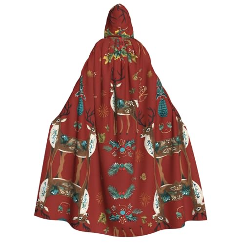 WDXQHY Halloween-Umhang für Erwachsene, mit Kapuze, Ganzkörper-Kostüm, Umhang für Cosplay-Partys und Themenveranstaltungen, 100 % Polyester, bequem, maschinenwaschbar, perfekt für Halloween-Bälle und WDXQHY Halloween-Umhang für Erwachsene, mit Kapuze, Ganzkörper-Kostüm, Umhang für Cosplay-Partys und Themenveranstaltungen, 100 % Polyester, bequem, maschinenwaschbar, perfekt für Halloween-Bälle und von WDXQHY