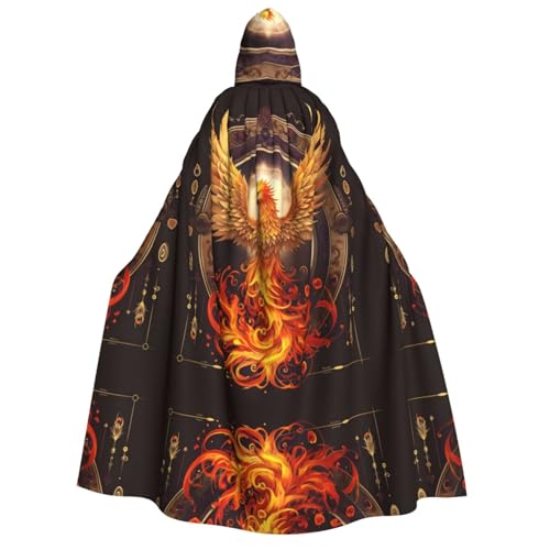 WDXQHY Halloween-Umhang für Erwachsene, mit Kapuze, Ganzkörper-Kostüm, Umhang für Cosplay-Partys und Themenveranstaltungen, 100 % Polyester, bequem, maschinenwaschbar, perfekt für Halloween-Bälle und WDXQHY Halloween-Umhang für Erwachsene, mit Kapuze, Ganzkörper-Kostüm, Umhang für Cosplay-Partys und Themenveranstaltungen, 100 % Polyester, bequem, maschinenwaschbar, perfekt für Halloween-Bälle und von WDXQHY