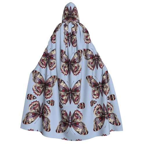 WDXQHY Halloween-Umhang für Erwachsene, mit Kapuze, Ganzkörper-Kostüm, Umhang für Cosplay-Partys und Themenveranstaltungen, 100 % Polyester, bequem, maschinenwaschbar, perfekt für Halloween-Bälle und WDXQHY Halloween-Umhang für Erwachsene, mit Kapuze, Ganzkörper-Kostüm, Umhang für Cosplay-Partys und Themenveranstaltungen, 100 % Polyester, bequem, maschinenwaschbar, perfekt für Halloween-Bälle und von WDXQHY