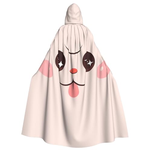 WDXQHY Halloween-Umhang für Erwachsene, mit Kapuze, bequem, elastisch, Partyumhang, perfekt für Kostüme, Cosplay, Halloween, Partys, Kapuzenumhang von WDXQHY