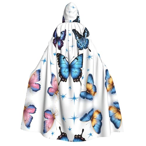 WDXQHY Halloween-Umhang für Erwachsene mit Kapuze, langer Umhang für Cosplay und Themenveranstaltungen, 100 % Polyester, bequem, maschinenwaschbar, perfekt für Halloween Bälle und WDXQHY Halloween-Umhang für Erwachsene mit Kapuze, langer Umhang für Cosplay und Themenveranstaltungen, 100 % Polyester, bequem, maschinenwaschbar, perfekt für Halloween Bälle und von WDXQHY