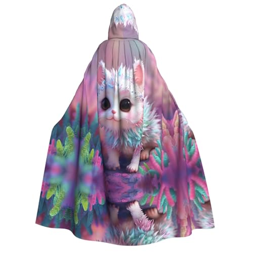WDXQHY Halloween-Umhang für Erwachsene mit Kapuze, langer Umhang für Cosplay und Themenveranstaltungen, 100 % Polyester, bequem, maschinenwaschbar, perfekt für Halloween Bälle und WDXQHY Halloween-Umhang für Erwachsene mit Kapuze, langer Umhang für Cosplay und Themenveranstaltungen, 100 % Polyester, bequem, maschinenwaschbar, perfekt für Halloween Bälle und von WDXQHY