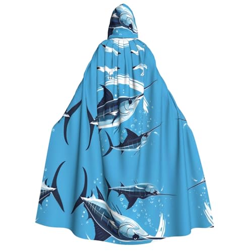 WDXQHY Halloween-Umhang für Erwachsene mit Kapuze, langer Umhang für Cosplay und Themenveranstaltungen, 100 % Polyester, bequem, maschinenwaschbar, perfekt für Halloween Bälle und WDXQHY Halloween-Umhang für Erwachsene mit Kapuze, langer Umhang für Cosplay und Themenveranstaltungen, 100 % Polyester, bequem, maschinenwaschbar, perfekt für Halloween Bälle und von WDXQHY