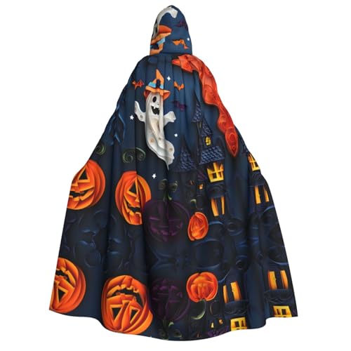 WDXQHY Halloween-Umhang für Erwachsene mit Kapuze, langer Umhang für Cosplay und Themenveranstaltungen, 100 % Polyester, bequem, maschinenwaschbar, perfekt für Halloween Bälle und WDXQHY Halloween-Umhang für Erwachsene mit Kapuze, langer Umhang für Cosplay und Themenveranstaltungen, 100 % Polyester, bequem, maschinenwaschbar, perfekt für Halloween Bälle und von WDXQHY
