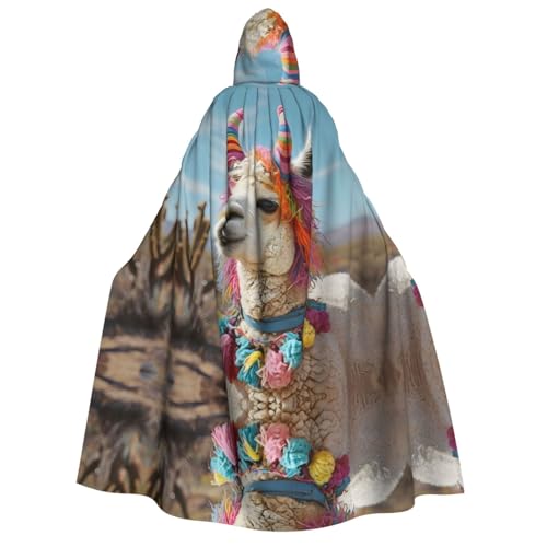 WDXQHY Halloween-Umhang für Erwachsene mit Kapuze, langer Umhang für Cosplay und Themenveranstaltungen, 100 % Polyester, bequem, maschinenwaschbar, perfekt für Halloween Bälle und WDXQHY Halloween-Umhang für Erwachsene mit Kapuze, langer Umhang für Cosplay und Themenveranstaltungen, 100 % Polyester, bequem, maschinenwaschbar, perfekt für Halloween Bälle und von WDXQHY