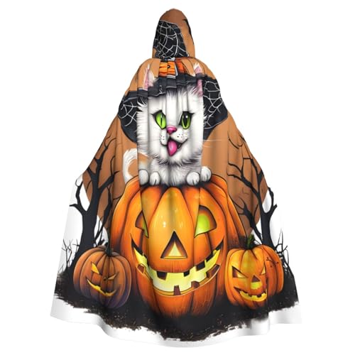WDXQHY Halloween-Umhang mit Kapuze, bequem, elastisch, perfekt für Kostüme, Cosplay, Halloween-Partys, Kapuzenumhang von WDXQHY
