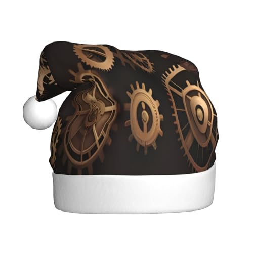 WDXQHY Steampunk Mechanische Zahnräder Erwachsene Plüsch Weihnachtsmütze Festliche Feiertagsdekoration und Partyzubehör Weihnachtsmütze für Erwachsene Urlaub Party Dekorationen Hut WDXQHY Steampunk Mechanische Zahnräder Erwachsene Plüsch Weihnachtsmütze Festliche Feiertagsdekoration und Partyzubehör Weihnachtsmütze für Erwachsene Urlaub Party Dekorationen Hut von WDXQHY