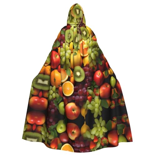WDXQHY Verschiedene Obstbilder Halloween Kapuzenumhang Volldruck Polyester Kostüm Umhang für Cosplay Partys Maskeraden Comic Cons Leichter bequemer Stoff ohne Juckreiz mit Bindeverschluss WDXQHY Verschiedene Obstbilder Halloween Kapuzenumhang Volldruck Polyester Kostüm Umhang für Cosplay Partys Maskeraden Comic Cons Leichter bequemer Stoff ohne Juckreiz mit Bindeverschluss von WDXQHY