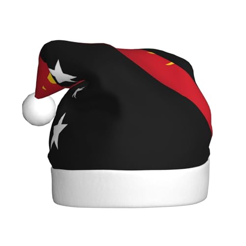 WDXQHY Weihnachtsmütze mit Flagge von Papua-Neuguinea für Erwachsene, Plüsch, festliche Feiertagsdekoration und Partyzubehör, Weihnachtsmütze für Erwachsene, Feiertagsparty-Dekorationen WDXQHY Weihnachtsmütze mit Flagge von Papua-Neuguinea für Erwachsene, Plüsch, festliche Feiertagsdekoration und Partyzubehör, Weihnachtsmütze für Erwachsene, Feiertagsparty-Dekorationen von WDXQHY