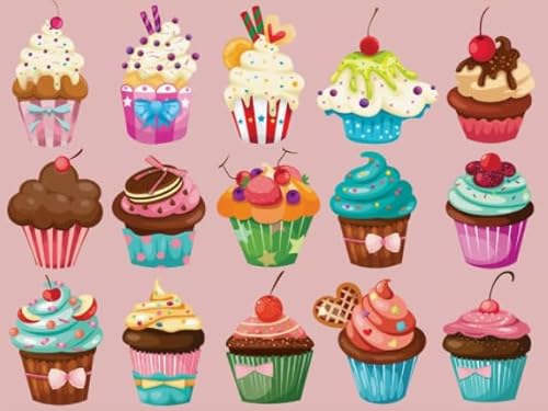 1000 Pcs, Desserts, Colourful Jigsaw Puzzle, Erwachsene Decompression Spiel Art Posters, Memory Cognition Spiels BE22KA von WDZFF