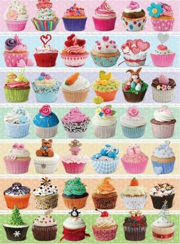 1000 Pcs, Desserts, Colourful Jigsaw Puzzle, Erwachsene Decompression Spiel Art Posters, Memory Cognition Spiels BE25KA von WDZFF