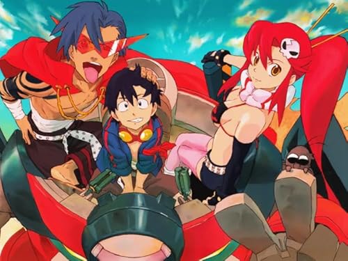 1000 Puzzle Teile ，Japanese Animes Tengens Gurren -Lagann - Für Adults'S Children's Personalisiertes Puzzle Spiel Für Erwachsene - Zp369Aw von WDZFF