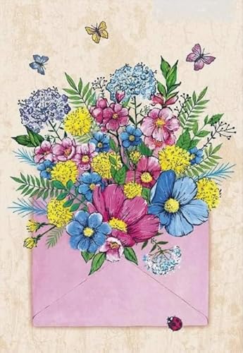 1000 Puzzle Teile ，Vintage Flowers Plants Poster Painting ，Difficult ，Für Familien-Puzzle-Spielzeug Zur Stressbewältigung Für Erwachsene - Zp318Aw von WDZFF