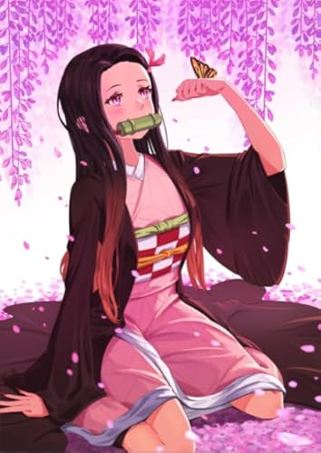 1000 Puzzle Teile - Japanese Animes Demons Nezuko - Für Spielzeug Für Erwachsene Lernspiele Poster - Lernspielzeug Für Kinder - Zp393Aw von WDZFF