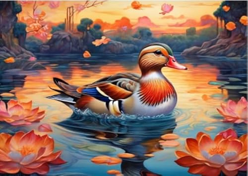 1000 Stück Puzzle, Animal Ducks, Colorful Abstract Jigsaw, Memory Spiels for Erwachsene Familie Educational Spielzeug Posters BE84KA 1000 Stück Puzzle, Animal Ducks, Colorful Abstract Jigsaw, Memory Spiels for Erwachsene Familie Educational Spielzeug Posters BE84KA von WDZFF