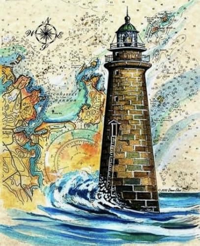 1000 Stück Puzzle, Lighthouses, Colourful Abstract Jigsaw, Memory Spiels for Erwachsene Familie Stressabbau Spiel Posters Spielzeug BE672KA 1000 Stück Puzzle, Lighthouses, Colourful Abstract Jigsaw, Memory Spiels for Erwachsene Familie Stressabbau Spiel Posters Spielzeug BE672KA von WDZFF