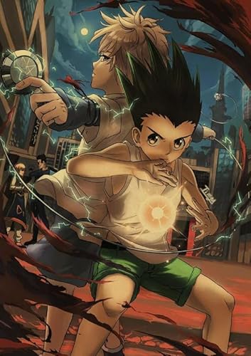 1000 Stück Puzzle - Japanese Animes Hunterss Gon.Freecss Buntes Puzzle - Lernspielzeug Für Kinder - Stressabbau-Spiel Für Erwachsene - Zy89Ps von WDZFF