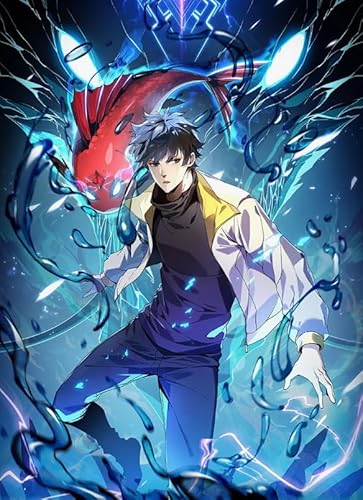 1000 Stück Puzzle - Japanese Animes Leveling Plakat - Lernspielzeug Für Kinder - Wand Kunst Dekoration - Erwachsene Stressabbau Spiel Kunst Bild - Zy95Ps von WDZFF