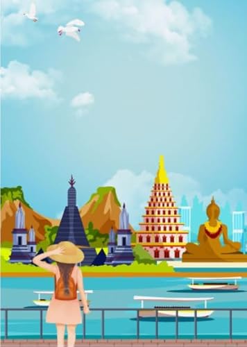 1000 Stück Rätsel, Thailands Travel, Colourful Abstract Jigsaw, Fun Spiel Toy Educational Spiel for Erwachsene Posters BE35KA von WDZFF