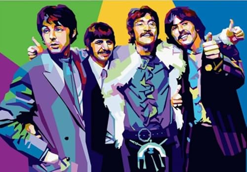 1000 Teile ，Classic Singers Beatless Band Posters ，Abstract Puzzle ，Irregularity Puzzle ，Lustiges Personalisiertes Spielzeug ，Familienspaß-Challenge-Spielzeug - Zp290Aw von WDZFF