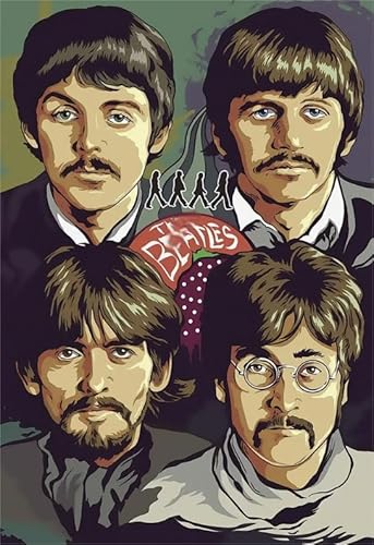 1000 Teile ，Classic Singers Beatless Band Posters ，Abstract Puzzle ，Irregularity Puzzle ，Lustiges Personalisiertes Spielzeug ，Familienspaß-Challenge-Spielzeug - Zp294Aw von WDZFF