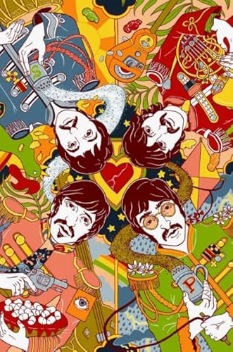 1000 Teile ，Classic Singers Beatless Band Posters ，Abstract Puzzle ，Irregularity Puzzle ，Lustiges Personalisiertes Spielzeug ，Familienspaß-Challenge-Spielzeug - Zp295Aw von WDZFF