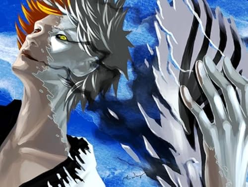 1000 Teile ，Stressabbau-Spielzeug Für Erwachsene ，Classic Japanese Anime Bleachs Kurosaki.Ichigo Posters ， Lernspielzeug Für Kinder - Zp88Aw von WDZFF